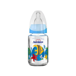 bambino glass bottle 4 oz fish pattern, bambino glass bottle blue color Bambino Glass Bottle - Fish Pattern | 125ml (4 Oz) Bambino Glass Bottle - 4 Oz Fish Pattern bambino, glass-bottle, baby-feeding, fish-pattern, infant-products, parenting, caregivers, baby-essentials, ai-generated, 0-months-plus