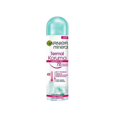 Garnier Garnier Mineral Termal Koruma Sprey Deodorant 150 ml - Natural Deodorant Spray for Effective Odor Protection