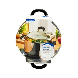 Ideenwelt Stainless Steel Saucepan - 20 cm, 3 Liter - Energy Efficient, Compatible with All Stove Types Ideenwelt Stainless Steel Saucepan - Energy Efficient 20cm Pot stainless steel saucepan, 20 cm saucepan, 3 liter saucepan, energy efficient saucepan, all stove type saucepan, kitchen cooking pot, stainless steel cooking pan, small saucepan, medium saucepan, saucepan, stainless steel pot, 20cm pot, 3 liter pot, energy efficient pot, all stove type pot, kitchen pot, cooking pan, small pot, medium pot, home 