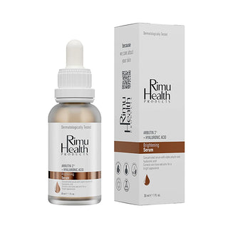Rimu Health: Arbutin 2% Hyaluronic Acid Face Serum - Dark Spot Corrector, Skin Tone Evening & Brightening Serum for Hyperpigmentation - 30ml Rimu Health Arbutin Serum: Dark Spot Corrector, Skin Brightening skin tone evening serum, dark spot corrector, hyaluronic acid serum, arbutin serum, brightening face serum, blemish treatment, uneven skin tone treatment, skin radiance serum, Rimu Health serum, face serum for hyperpigmentation, face serum, skin brightening, hyperpigmentation treatment, dark spot removal,