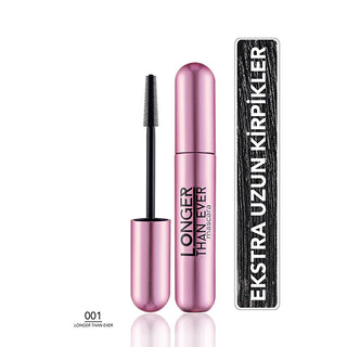 flormar longer than ever mascara black, high pigment lengthening mascara from flormar, flormar makeup product for long lashes Flormar Longer Than Ever Mascara - 001 Black | High Pigment Lengthening Flormar Longer Than Ever Mascara - 001 Black flormar, longer-than-ever-mascara, black-mascara, lengthening-mascara, high-pigment, almond-oil-mascara, vitamin-e-mascara, natural-ingredients, mascara-for-women, ai-generated