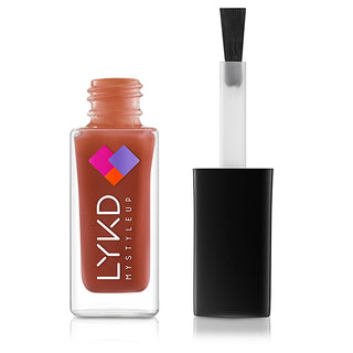 lykd nail polish 159 ginger bottle, lykd nail polish brush applicator, lykd nail polish applied on nails LYKD Nail Polish 159 Ginger - Long-lasting, Easy Application for Beauty Enthusiasts & Nail Art Lovers LYKD Nail Polish 159 Ginger - Vibrant Colors nail-polish, lykd, beauty, nail-art, long-lasting, vibrant-colors, easy-application, manicure, pedicure, ai-generated