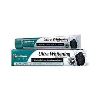 Himalaya Herbal Toothpaste Ultra Whitening with Activated Charcoal - Natural Teeth Whitening, Botanical Oral Care - 2.54 fl oz Himalaya Herbal Toothpaste Ultra Whitening - Natural Teeth Whitening Herbal Toothpaste, Natural Teeth Whitening, Activated Charcoal Toothpaste, Botanical Oral Care, Whitening Toothpaste, Oral Hygiene, Natural Oral Care, Healthy Gums, Fresh Breath, Coconut Charcoal, Miswak, Almond Shell, Black Cumin Oil, Natural Ingredients, Oral Care Products, Healthy Smile, Teeth Whitening, Gum Hea