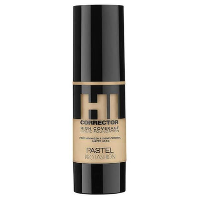Pastel High Coverage Liquid Foundation - Flawless Matte Finish, Minimizes Imperfections - Long Lasting Full Coverage Mak
