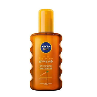 Nivea Sun Karoten Tanning Oil 6.76 fl oz - Achieve a Deep, Golden Tan with Intense Tanning Effect Nivea Karoten Tanning Oil - Get a Deep, Golden Tan Fast! sun tanning oil, karoten tanning oil, Nivea sun oil, intense tanning oil, golden tan oil, sunbathing oil, tanning oil for dark skin, best tanning oil for sun, tanning accelerator, sun tan lotion, tanning, karoten, Nivea, sun oil, intense tan, golden tan, sunbathing, dark skin, best tanning oil, tanning accelerator lotion, sun tan, tanning product, cosmeti