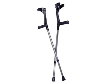 Wicromed Black Canadian Elbow Crutches - Pair