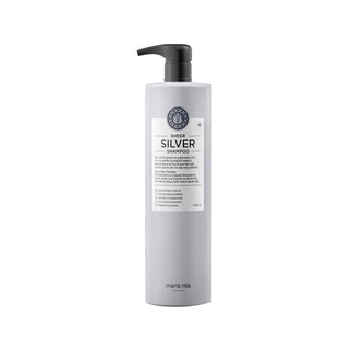 Maria Nila Silver Shampoo for Yellow Hair - Sulfate-Free, 1000ml - Gentle Toning for Blonde Hair Maria Nila Silver Shampoo for Blonde Hair silver shampoo, sulfate-free shampoo, blonde hair care, purple shampoo, yellow hair toner, hair care, color-treated hair, gentle shampoo, toning shampoo, blonde hair toner, Maria Nila, hair care products