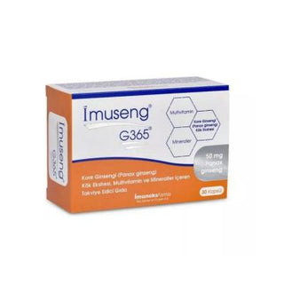 Imuseng G365 Dietary Supplement - 30 Capsules, Ginseng, Multivitamin & Mineral Supplement for Health and Wellness Imuseng G365 Dietary Supplement - Boost Energy & Wellness Dietary Supplement, Ginseng Supplement, Multivitamin, Health and Wellness, Kore Ginsengi, Vitamin and Mineral Supplement, Dietary Supplements, Health Supplements, Wellness Products, Ginseng Products