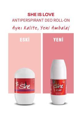 She Love Alcohol-Free Roll-On Deodorant for Sensitive Skin - Long Lasting Fresh Scent, Paraben Free, 50 ml She Love Deodorant: Alcohol-Free Freshness for Sensitive Skin roll-on deodorant, alcohol-free deodorant, deodorant for sensitive skin, paraben free deodorant, long lasting deodorant, women's deodorant, fresh scent deodorant, daily deodorant, 50 ml deodorant, roll on, alcohol free, sensitive skin, paraben free, long lasting, women's, fresh scent, daily, 50ml, women, personal care, hygiene, odor protecti