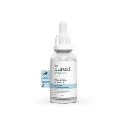 The Purest Solutions Hyaluronic Acid Serum - Intense Hydration & Anti-Aging for All Skin Types - 2% Hyaluronic Acid + Pr