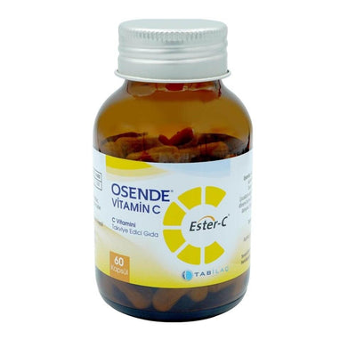 Osende Vitamin C 500mg Supplement - Immune System Support & Antioxidant - 60 Capsules