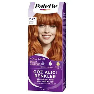 Palette Hair Dye - 7-77 Yoğun Bakır Intense Copper Hair Color for Vibrant Hair Palette 7-77 Yoğun Bakır Copper Hair Dye Hair Dye, Copper Hair Color, Palette Hair Color, 7-77 Yoğun Bakır, Intense Copper Hair Dye, Hair Coloring Products, Vibrant Hair Color, Hair Care, Beauty Products, Cosmetics