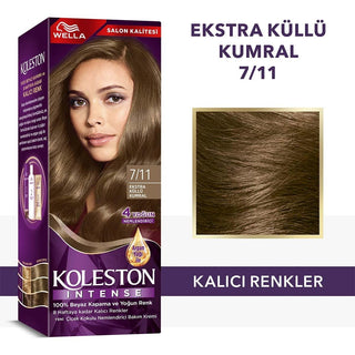 Wella Koleston Intense 7/11 Ash Blonde Hair Dye: 100% Gray Coverage, Long Lasting Color, Argan Oil for Intense Shine Wella Koleston Ash Blonde Hair Dye: Gray Coverage & Shine hair dye, permanent hair color, grey coverage hair dye, long lasting hair color, Wella Koleston, ash blonde hair dye, hair color with argan oil, intense hair color, hair dye for grey hair, hair color, hair coloring, gray coverage, long-lasting color, argan oil, hair care, beauty, personal care, hair treatment, hair dye for women, hair 