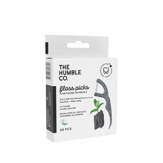 The Humble Co Activated Charcoal Mint Dental Floss with Picks - 50 Count for Effective Oral Hygiene The Humble Co Activated Charcoal Dental Floss - 50 Count dental floss, activated charcoal floss, mint flavored floss, interdental picks, oral hygiene products, natural dental care, oral health, healthy smile, activated charcoal benefits, minty fresh, dental care routine, hygiene essentials