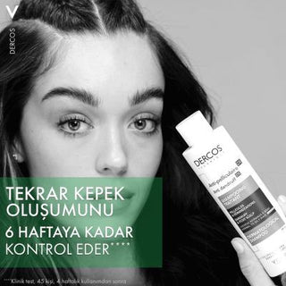 Vichy Dercos Anti-Dandruff Shampoo for Dry Hair - Salicylic Acid, Paraben-Free - Soothes Itching Scalp & Eliminates Flakes Vichy Dercos Anti-Dandruff Shampoo - Dry Hair & Itch Relief anti-dandruff shampoo, dandruff shampoo for dry hair, dry scalp shampoo, salicylic acid shampoo, paraben-free shampoo, itching scalp relief, dermatological shampoo, Vichy Dercos, kepek şampuanı, anti dandruff, dry hair, itchy scalp, flaky scalp, scalp treatment, dandruff control, moisturizing shampoo, hydrating shampoo, sensiti