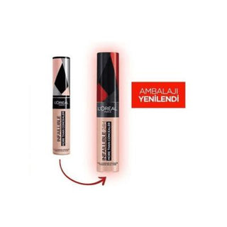 Loreal Paris Infaillible Full Wear Concealer - 322 Ivory - 24H High Coverage, All Skin Types, Blemishes, Dark Circles Concealer Loreal Paris Infaillible Concealer - Full Coverage, All Day Flawless full coverage concealer, long lasting concealer, concealer for dark circles, best concealer for blemishes, all skin type concealer, natural finish concealer, high coverage makeup, Loreal Infaillible Concealer, 322 Ivory concealer, concealer, full coverage makeup, makeup, blemishes concealer, dark circles concealer