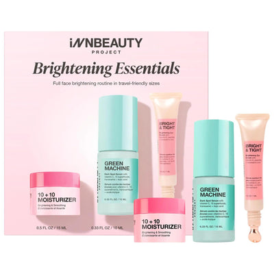 BrightGirl Brightening Mini Essentials Kit: Vitamin C Serum, Dark Spot & Hyperpigmentation Treatment, Vegan Travel Skinc