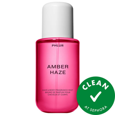 Amber Haze Body & Hair Fragrance Mist - Luxurious Warm Florals Scent, CLEAN at Sephora Certified