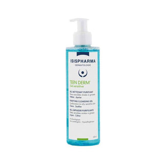 Isis Pharma Teen Derm Gel Sensitive: Gentle Oily Skin Face Wash | pH Balanced...