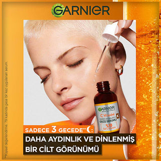 garnier-vitamin-c-super-brightening-night-serum-bottle, garnier-vitamin-c-night-serum-30ml Garnier Vitamin C Super Brightening Night Serum - 30 ml for Women Garnier Vitamin C Super Brightening Night Serum - 30 ml garnier, vitamin-c, brightening-serum, night-serum, skincare, women, hydration, anti-aging, glow, ai-generated