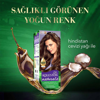 wella koleston naturals hair color 5 0 light brown, wella koleston naturals hair color packaging, swatch of wella koleston naturals hair color 5 0 light brown Wella Koleston Naturals Hair Color 5/0 Light Brown - Rich Color with Coconut Oil | 50 ml Wella Koleston Naturals Hair Color 5/0 Light Brown wella, hair-color, light-brown-hair-dye, natural-coloring, coconut-oil, long-lasting, color-treatment, dye, ai-generated, permanent-hair-color