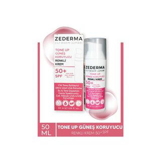 Zederma Tone Up SPF 50 Tinted Sunscreen Cream - Protects, Evens Tone & Anti-Aging Benefits Zederma Tone Up SPF 50 Tinted Sunscreen Cream Sunscreen cream, Tinted sunscreen, SPF 50, UVA/UVB protection, Anti-aging sun care, Daily sun protection, Water-resistant sunscreen, Sweat-resistant sunscreen, Skin protection, Skincare, Cosmetics, Beauty products, Outdoor activities, Skin care routine, Sun protection for face and body, Makeup base, Natural glow, Even skin tone, Premature aging prevention