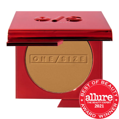 Turn Up The Base - Versatile Powder Foundation for Customizable Coverage, Matte Finish, 12-Hour Wear - Vegan & Cruelty-F