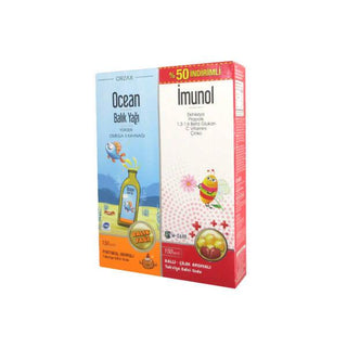 Ocean Balık Yağı & Imunol Şurup Set: Boost Immunity & Brain Health with Omega-3, Echinacea, Vitamin C - Kids & Adults Ocean Fish Oil & Immune Syrup: Omega-3, Echinacea for Kids & Adults fish oil supplement, omega-3 for kids, immune support syrup, echinacea vitamin C, beta glucan supplement, EPA DHA supplement, children's vitamins, immunity booster, ocean balık yağı, imunol şurup, omega-3 supplement, fish oil for children, vitamin C supplement, echinacea supplement, immune support, children's health, family 