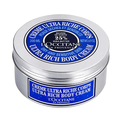 Shea Butter Ultra Rich Body Cream: Deeply Moisturizing, Natural, Vegan for Dry, Sensitive Skin | Paraben & Phthalate-Fre