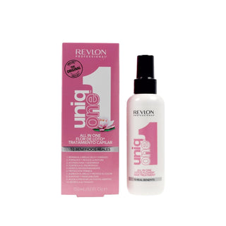 Revlon Uniq One All In One Lotus Flower Hair Care Spray 150ml - Simplifies Hair Care Routine Revlon Uniq One Hair Care Spray - Simplify Your Routine Revlon Uniq One, Hair care spray, Lotus flower hair care, All-in-one hair product, Saç bakım spreyi, Hair nourishment, Antioxidant hair care, Convenient hair care, Travel-friendly hair products, Unisex hair care, Hair simplification, Revlon hair products