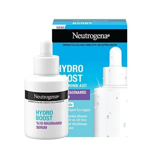 Neutrogena Hydro Boost Niacinamide Serum 30ml - Hydrating Serum for Skin Tone Evening & Moisture Retention Neutrogena Hydro Boost Niacinamide Serum 30ml - Hydrate & Even Skin Tone Niacinamide Serum, Hyaluronic Acid Serum, Skin Hydration, Skin Tone Evening Serum, Neutrogena Hydro Boost, Skincare, Hydrating Serum, Anti-Aging, Dermatologically Tested, Daily Skincare, Moisturizing Serum, Serum for Uneven Skin Tone, Pore Minimizing Serum