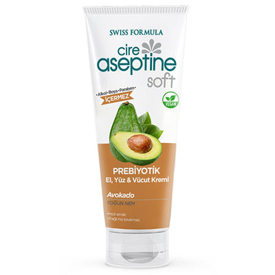 Cire Aseptine Soft Moisturizing Cream - Prebiotic Skincare with E Vitamin & Avocado Extract, Paraben Free, Dermatologica