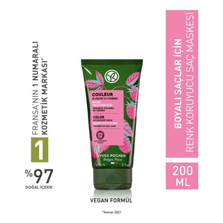 Renk - Color Protective Hair Mask for Dyed Hair, Nourishing and Vibrant Color Maintenance Renk Color Protective Hair Mask for Dyed Hair color protective hair mask, dyed hair care, nourishing hair mask, hair color maintenance, Calendula hair care, hair mask for colored hair, vibrant hair color, healthy hair care, hair nourishment, color vibrancy, antioxidant hair care, Frambuaz vinegar hair benefits