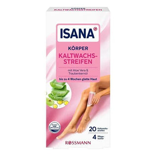 Isana Hair Removal Wax Strips with Aloe Vera and Grape Seed Oil - Easy Hair Removal Solutions for Sensitive Skin Isana Hair Removal Wax Strips - Gentle & Effective Hair removal wax strips, Aloe Vera hair removal, Sensitive skin hair removal, At-home waxing products, Easy hair removal solutions, Wax strips for underarms, Leg hair removal, Bikini area hair removal, Dermatologically tested hair removal, Long-lasting hair removal, Aloe Vera skin care, Grape Seed Oil benefits