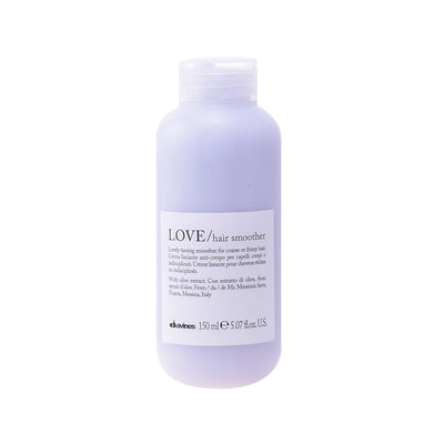 Davines Love Hair Smoother Smoothing and Straightening Hair Cream - 150ml, Nourishing and Sleek Formula for Curly and Wa