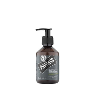 Proraso Cypress & Vetyver Beard Shampoo - 200ml, Premium Men's Grooming for Softer Beards Proraso Cypress & Vetyver Beard Shampoo - Premium Grooming beard shampoo, Proraso, Cypress and Vetyver scent, men's grooming products, premium beard care, beard care routine, men's grooming essentials, beard health, beard maintenance, soft beard, clean beard, luxurious grooming, grooming products for men