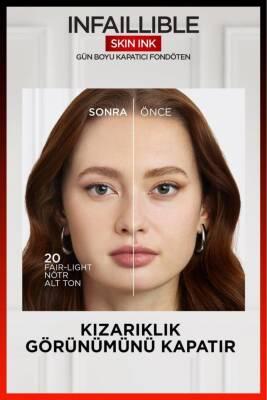 L'Oreal Paris Skin Ink High Coverage Liquid Foundation - Natural Finish, Long Lasting, Even Skin Tone, Flawless Makeup L'Oreal Paris High Coverage Foundation: Flawless, Natural Skin Loreal foundation, high coverage foundation, liquid foundation, natural finish foundation, long lasting foundation, skin tone balancing foundation, hyaluronic acid foundation, foundation for imperfections, flawless skin makeup, kapatıcı fondöten, foundation, makeup, face makeup, concealer, skin, beauty, cosmetics, high coverage,