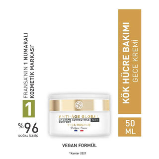 Gece Kremi - Anti-Age Global Yenileyici Yaşlanma Karşıtı Bitkisel Kök Hücre Bakımı Anti-Aging Night Cream Gece Kremi Anti-Age Night Cream for Aging Skin anti-aging night cream, plant stem cell skincare, natural anti-aging cream, hydrating night cream, anti-wrinkle cream, skincare, anti-aging, natural skincare, night cream, face cream, anti-wrinkle, fine lines, skin hydration, skin rejuvenation, lilac bud stem cells