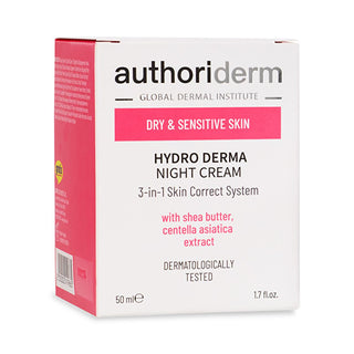 Authoriderm Night Cream for Dry, Sensitive Skin: Rejuvenating Shea Butter Formula - Even Skin Tone, Hydrating, 50ml Authoriderm Night Cream: Dry, Sensitive Skin - Hydrate & Rejuvenate Night cream for dry skin, Night cream sensitive skin, Shea butter night cream, Rejuvenating night cream, Skin tone evening cream, Authoriderm night cream, Night cream 50ml, Hydrating night cream, dry skin, sensitive skin, anti-aging, evening skincare, shea butter, rejuvenation, skin tone, protection, moisturizing, hydrating, s