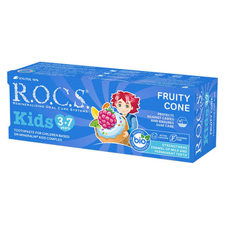 Rocs Kids Children's Toothpaste: Fluoride-Free Cavity Protection with Delicious Fruit Flavor for Ages 3-7 Rocs Kids Toothpaste: Fluoride-Free Cavity Protection for Kids children's toothpaste, kids toothpaste, fluoride-free toothpaste for kids, cavity protection toothpaste for children, fruit flavored toothpaste for kids, toothpaste for 3 year old, toothpaste for 7 year old, Rocs Kids toothpaste, toothpaste for toddlers, kids dental care, children's oral hygiene, xylitol toothpaste, flavored toothpaste, todd