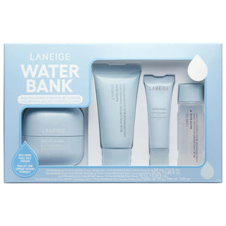 Laneige Water Bank Blue Hyaluronic Acid Hydration Set: Deep Hydration, Firmer Skin & Stronger Moisture Barrier for Dry, Sensitive Skin (K-Beauty) Laneige Water Bank: Blue Hyaluronic Acid Hydration | K-Beauty Korean skincare set, Blue Hyaluronic Acid, hydration set, dry skin hydration, sensitive skin moisturizer, K-beauty glass skin, long-lasting hydration, skin moisture barrier, firming skincare, paraben-free skincare, skincare set, hydration, dry skin, sensitive skin, K-beauty, glass skin, moisture barrier