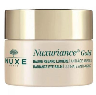 Nuxe Nuxuriance Gold: Anti-Aging Eye Balm for Radiance, Wrinkle Reduction & Dry Skin Relief | Natural Saffron & Bougainvillea Formula Nuxe Eye Balm: Anti-Aging Radiance for Wrinkles & Dry Skin anti-aging eye balm, radiance eye cream, natural eye care, Nuxe eye balm, eye balm for dry skin, eye wrinkle treatment, saffron bougainvillea eye cream, gold micro-reflector eye balm, eye balm, eye cream, anti-aging, wrinkle reduction, dark circle treatment, dry skin, radiance, natural skincare, mature skin, skincare,