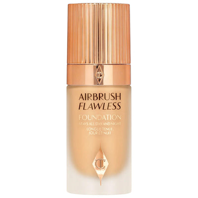 Charlotte Tilbury Airbrush Flawless Foundation: Full Coverage, Matte Finish, Longwear, Hydrating & Vegan Liquid Foundati