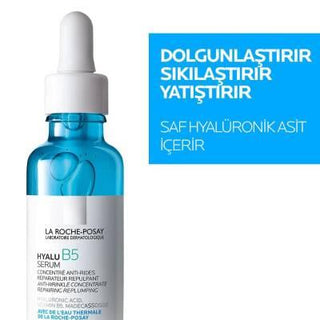 la roche posay hyalu b5 wrinkle serum bottle, anti-wrinkle serum application on skin, la roche posay skincare product with pump La Roche Posay Hyalu B5 Serum - Wrinkle Reduction | 30 ml La Roche Posay Hyalu B5 Serum | Anti-Wrinkle & Hydrating la-roche-posay, hyalu-b5-serum, anti-wrinkle, hydrating-serum, skincare, facial-care, moisturizer, hyaluronic-acid, vitamin-b5, ai-generated
