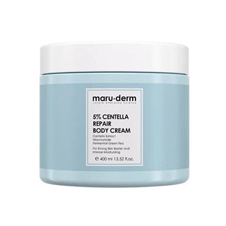 Maruderm Centella Repair Body Cream (400ml) - Intense Moisturizing & Soothing for Sensitive, Atopic & Dry Skin - Niacinamide Body Lotion Maruderm Centella Body Cream: Sensitive Skin Hydration & Repair body cream, sensitive skin body cream, atopic skin cream, Centella Asiatica body cream, Niacinamide body lotion, intense moisturizing body cream, skin barrier repair cream, soothing body cream, dry skin moisturizer, body lotion for redness, dry skin, sensitive skin, atopic skin, Centella Asiatica, Niacinamide,