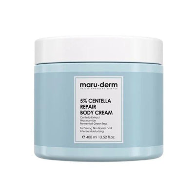 Maruderm Centella Repair Body Cream (400ml) - Intense Moisturizing & Soothing for Sensitive, Atopic & Dry Skin - Niacina