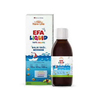 new life efa liquid fish oil bottle, new life fish oil tutti frutti flavor, 150 ml new life efa liquid fish oil New Life EFA Liquid Fish Oil - Tutti Frutti Flavor | 150 ml New Life EFA Liquid Fish Oil - Tutti Frutti Flavor 150 ml fish-oil, omega-3, childrens-health, tutti-frutti, supplement, new-life, dietary-supplements, liquid-fish-oil, kids-health, ai-generated