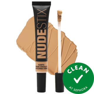 Nudefix - Long-Wear Cream Concealer for Natural Finish - Vegan & Cruelty-Free Nudefix Cream Concealer - Long-Wear & Vegan cream concealer, long-wear concealer, vegan concealer, cruelty-free concealer, natural finish concealer, concealer for sensitive skin, clean beauty, skincare makeup, vegan beauty products, cruelty-free makeup, gluten-free concealer, long-lasting concealer, buildable coverage concealer, botanical skincare, super-gel technology, redness relief, soothing skincare