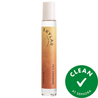 SKYLAR Fall Cashmere Eau de Parfum Rollerball - Hypoallergenic, Vegan, Cruelty-Free Autumn Fragrance SKYLAR Fall Cashmere Eau de Parfum Rollerball - Hypoallergenic & Vegan autumn fragrance, hypoallergenic perfume, vegan fragrance, cruelty-free perfume, warm spicy scent, rollerballs, clean beauty, eco-friendly packaging, sensitive skin friendly, luxurious fragrance, Sephora, CLEAN at Sephora, women's fragrance, gifts for her, eco-conscious beauty