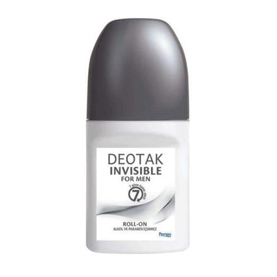 Deotak Invisible Roll-On Deodorant for Men - 7 Day Protection, Non-Sticky, Alcohol-Free & Paraben-Free